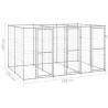 Durable Outdoor Dog Kennel - Galvanised Steel 7.26 m²