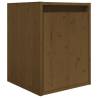 TV Cabinets 3 pcs Honey Brown Solid Wood Pine - Hipo Market