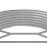 Garden Raised Bed - Powder-coated Steel 507x100x36 cm Grey