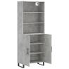 Highboard Concrete Grey - Stylish Storage Solution | HipoMarket