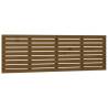 Elegant Wall Headboard Honey Brown - Solid Pine - 166x3x63 cm