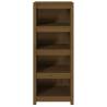 Book Cabinet Honey Brown - Solid Pine Wood 50x35x125.5 cm