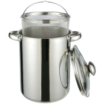 HI Asparagus Pot 4L - Premium Stainless Steel Kitchen Essential