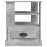 Concrete Grey Side Table - 50x50x60 cm Engineered Wood