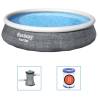 Bestway Fast Set Inflatable Pool Set - 396x84 cm with Pump