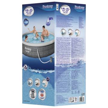 Bestway Fast Set Inflatable Pool Set - 396x84 cm with Pump