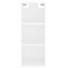 Stylish Highboard White 34.5x34x180 cm | Hipomarket