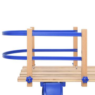 Backrest for Sledge - Blue Plywood | Safe & Stylish Support