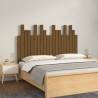 Wall Headboard Honey Brown 127.5x3x80 cm Solid Wood Pine Colour honey brown Size 127.5 x 80 cm Quantity in Package 1 