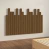 Elegant Honey Brown Wall Headboard - Solid Pine Wood 127.5 cm