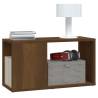 Brown Oak TV Cabinet - Stylish & Practical Design (60x24x32cm)