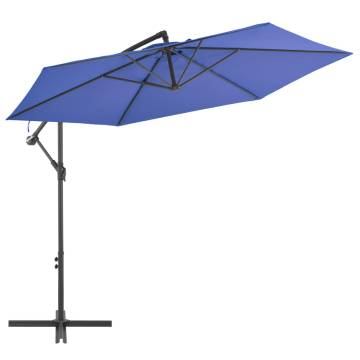 Cantilever Umbrella with Aluminium Pole 300 cm - Blue