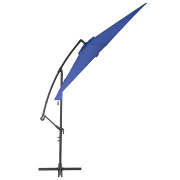 Cantilever Umbrella with Aluminium Pole 300 cm - Blue