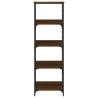 Stylish Brown Oak Bookshelf - 50x33x153 cm | Hipomarket UK