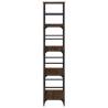 Stylish Brown Oak Bookshelf - 50x33x153 cm | Hipomarket UK