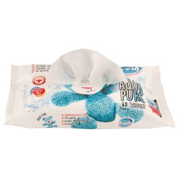 Baby Wipes - 12 Packs (720 Wipes) for Sensitive Skin