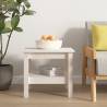 Coffee Table White 45x45x40 cm Solid Wood Pine Colour white Size 45 x 45 x 40 cm Quantity in Package 1 