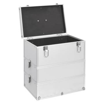 Silver Aluminium Make-up Case | Organize Your Cosmetics