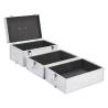 Silver Aluminium Make-up Case | Organize Your Cosmetics