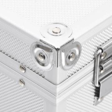 Silver Aluminium Make-up Case | Organize Your Cosmetics