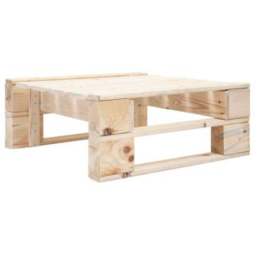 Garden Pallet Ottoman Wood - Rustic Charm for Your Space