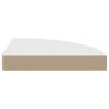 Floating Corner Shelves - Set of 2 White MDF 25x25 cm