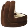 Luxury Brown & Cream Cat Bed 40x40x35 cm | HipoMarket UK