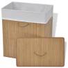 Bamboo Laundry Bin Rectangular Natural | Stylish & Functional