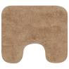 Luxury Beige Bathroom Mat Set - 2 Pieces Fabric | HipoMarket