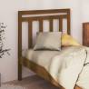 Bed Headboard Honey Brown 106x4x100 cm Solid Wood Pine Colour honey brown Size 106 x 100 cm Quantity in Package 1 