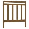 Stylish Honey Brown Bed Headboard - Solid Pine Wood | HipoMarket