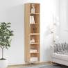 Highboard Sonoma Oak 34.5x32.5x180 cm Engineered Wood Colour sonoma oak Quantity in Package 1 Model 3 shelves 