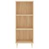 Highboard Sonoma Oak - 34.5x32.5x180 cm Engineered Wood