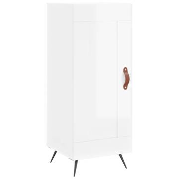 Highboard High Gloss White | Stylish Storage Solution