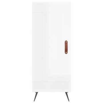 Highboard High Gloss White | Stylish Storage Solution