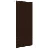 Balcony Screen Brown 100x240 cm Oxford Fabric Colour brown Size 100 x 240 cm 