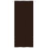 Brown Balcony Screen 100x240 cm - Water-Resistant Oxford Fabric