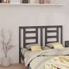 Bed Headboard Grey 141x4x100 cm Solid Wood Pine Colour grey Size 141 x 100 cm Quantity in Package 1 