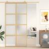 Sliding Door Gold 102.5x205 cm Frosted ESG Glass and Aluminium Colour gold Size 102.5 x 205 cm Quantity in Package 1 Model frosted 