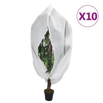 Plant Fleece Covers with Zip - 10 pcs for Winter Protection