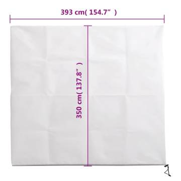 Plant Fleece Covers with Zip - 4 pcs, 3.93x3.5 m | HipoMarket