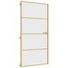 Interior Door Slim Golden - Tempered Glass & Aluminium 102.5x201.5cm