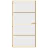 Interior Door Slim Golden - Tempered Glass & Aluminium 102.5x201.5cm