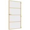 Interior Door Slim Golden - Tempered Glass & Aluminium 102.5x201.5cm