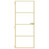 Interior Door Slim Golden | Tempered Glass & Aluminium 83x201.5cm