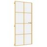 Interior Door Slim Golden 93x201.5 cm - Modern Glass & Aluminium