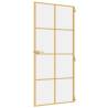 Interior Door Slim Golden 93x201.5 cm - Modern Glass & Aluminium