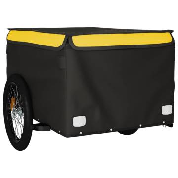 Bike Trailer Black and Yellow 45 kg - Durable and Versatile