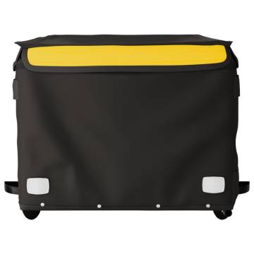 Bike Trailer Black and Yellow 45 kg - Durable and Versatile