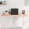 Desk Top 100x(45-50)x1.5 cm Solid Wood Beech Colour natural Size 100 x (45-50) x 1.5 cm 